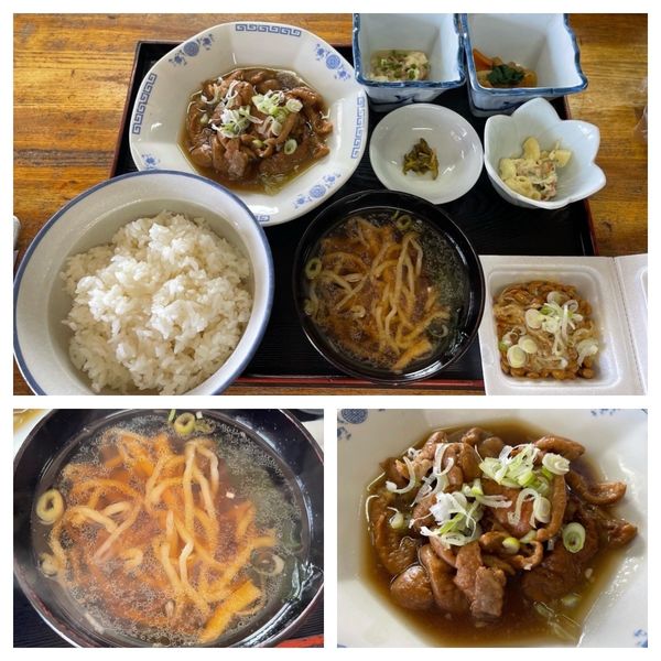 「鳥もつ定食 800円」@みさおの写真