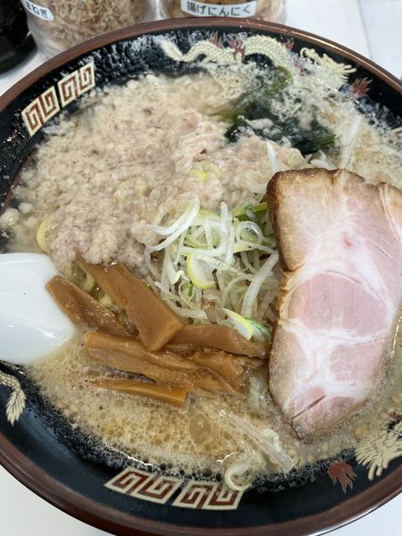 「背脂札幌みそらーめん」@北海道らーめん みそ熊 築地店の写真