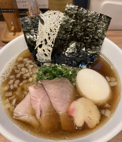 「特製煮干そば＆あえ玉（1250円）」@中華ソバ 篤々 TOKU-TOKUの写真