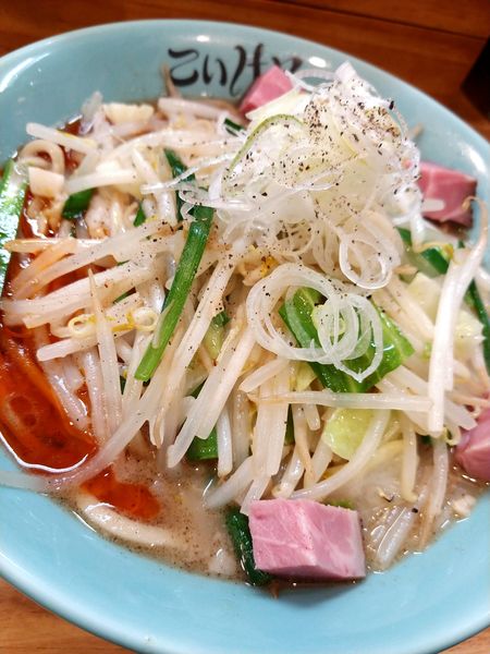 「こいけ屋タンメン」@仙臺自家製麺こいけ屋分店 綠栽の写真