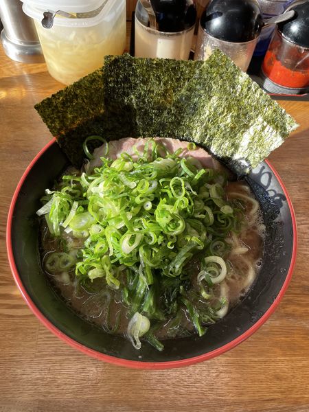 「九条ネギラーメン」@麺家 紫極の写真