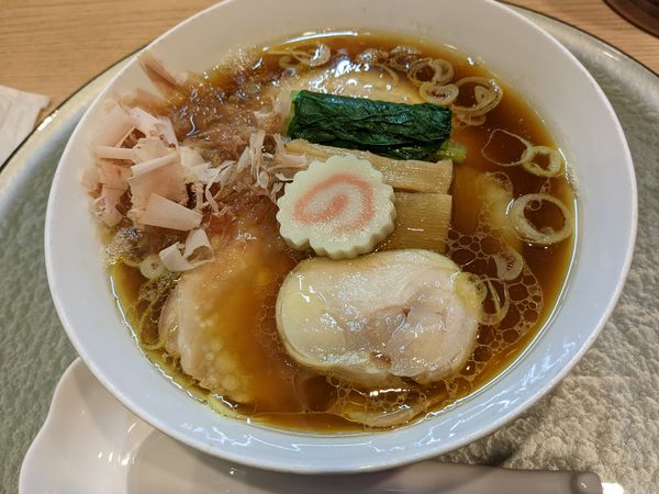 「極上かつお節の中華そば」@中華そば 深緑の写真