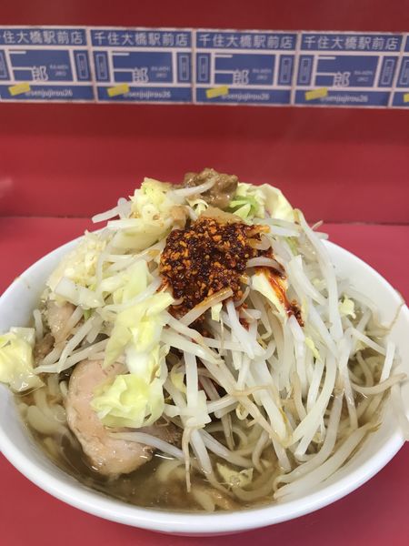 「小豚ラーメン」@ラーメン二郎 千住大橋駅前店の写真