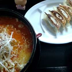 味噌担々麺+餃子セット（平日ﾗﾝﾁのみ）