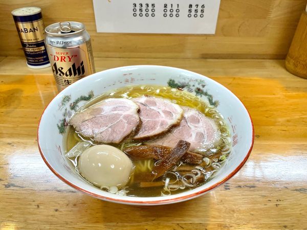 「中華そば（大）¥750、チャーシュー¥200、玉子¥100」@中華そば さとうの写真