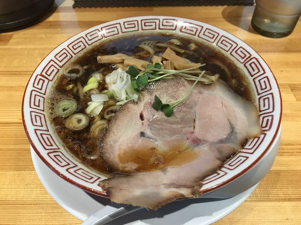 「サバ醤油そば 750円」@サバ6製麺所 阪急梅田店の写真