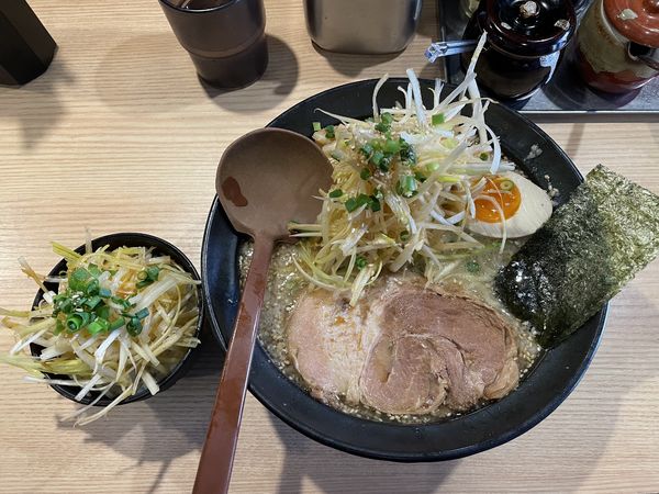 「玄屋ラーメン　ランチセットねぎ丼」@ニューラーメン専門店 玄屋の写真