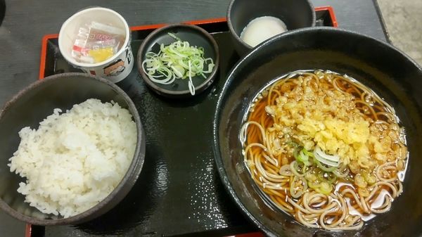 「朝定食(納豆)」@ゆで太郎 宮益坂店の写真