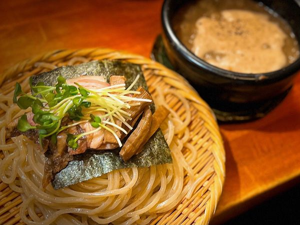 「秋刀魚のつけ麺」@豚骨らーめん れんの写真