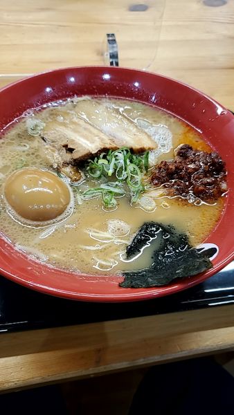 「半熟煮卵とんこつ」@Highway ラの壱の写真