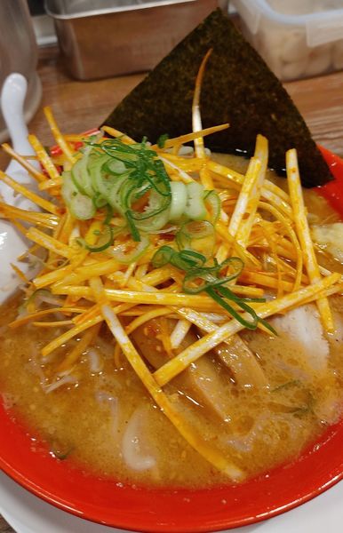 「辛ネギ味噌」@旭川味噌ラーメン ばんから 上野店の写真