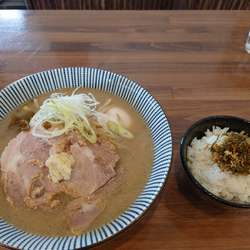 味玉味噌(1000円)＆ライス(100円)