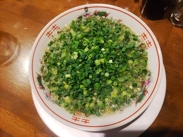 「豚骨ラーメン（ﾊﾞﾘｶﾀ）+味玉+替玉2回  ｷｸﾗｹﾞ抜き」@ラーメン池田の写真