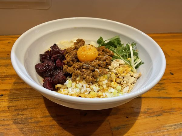 「汁なし坦々麺」@まぜそば颯の写真