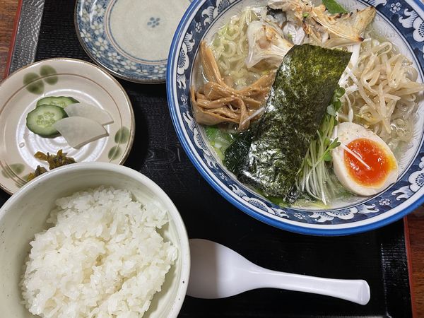 「ふぐラーメンセット1470円」@割烹八木の写真