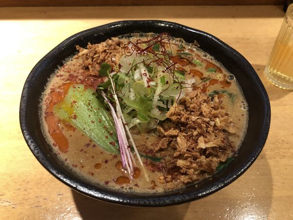 「五黄の虎坦々麺 450円（半額クーポン）」@麺処 五黄の虎の写真