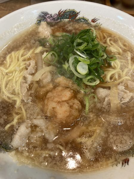 「肉醤油ラーメン」@肉醤油ラーメン 肉太郎 梅田第3ビル店の写真