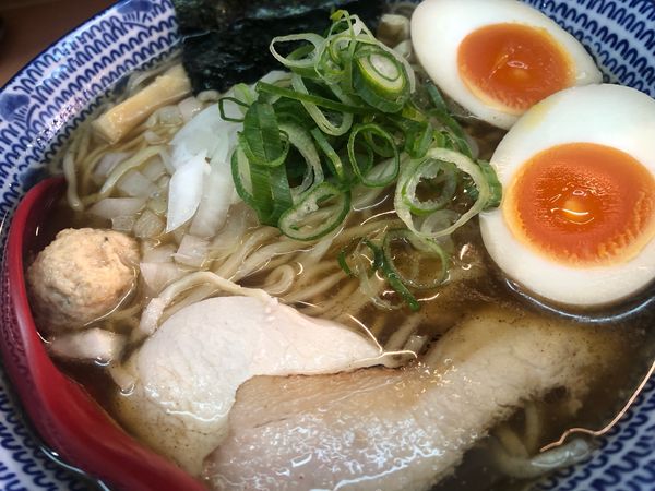 「京鰹と比内地鶏の中華そば」@麺屋ごせつの写真