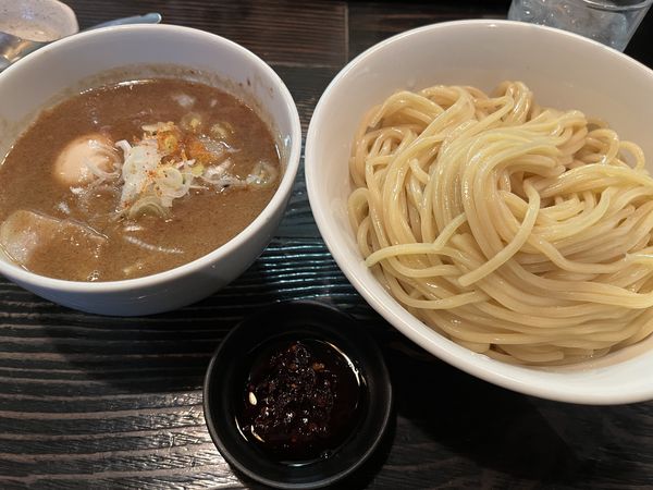 「辛つけめん味玉トッピング」@麺屋 和利道 waritoの写真