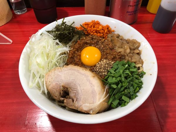 「台湾まぜそば」@ラーメン鷹の目 明大前店の写真