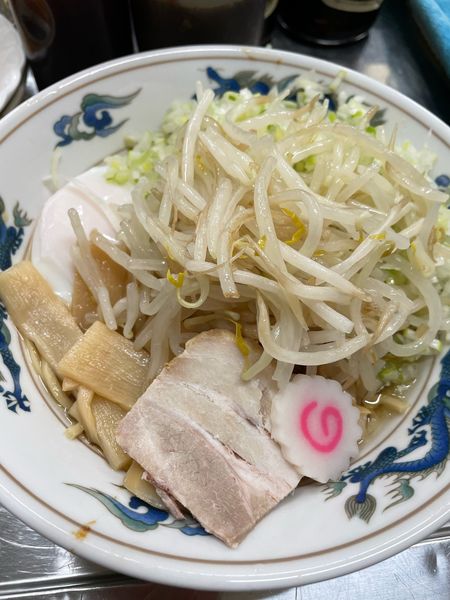 「油そば 半熟卵」@中華そば みたかの写真