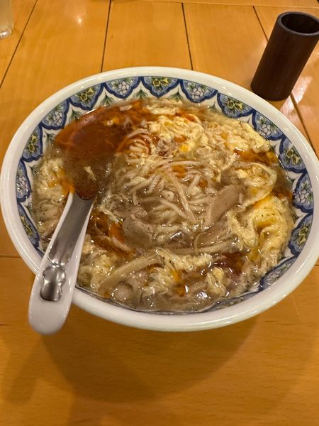「酸辣湯麺」@中国ラーメン 揚州商人 立川店の写真