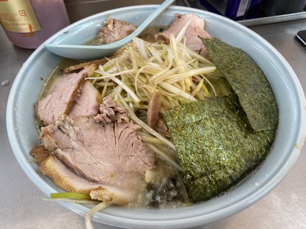 「岩海苔ネギチャーシューメン」@ラーメンショップ 野田店の写真