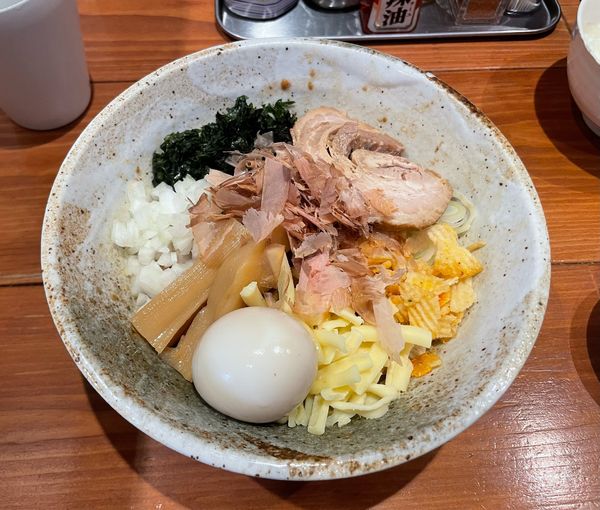 「【限定】まぜそば」@麺屋 真心の写真