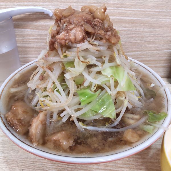 「少なめ（￥850）＋生たまご（￥50）」@夢を語れ 八王子の写真