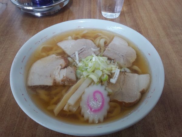 「極太手打ちチャーシューメン　720円」@食堂なまえの写真
