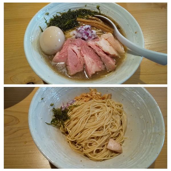 「特製煮干らぁ麺+味付き替え玉」@麺屋 さくら井の写真