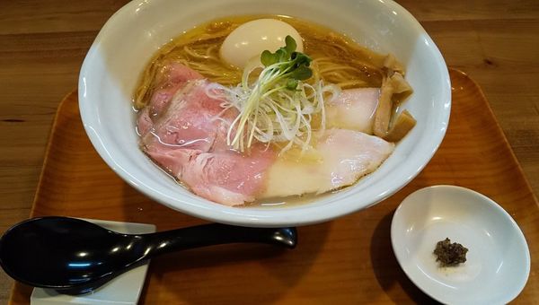 「特製塩と貝のラーメン」@ラーメン 健やかの写真