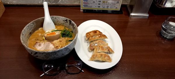 「担々麺・餃子セット(半額クーポン券利用500円)」@パンダ 京浜蒲田店の写真