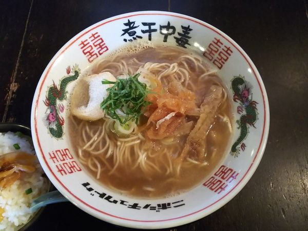 「タラ干しと煮干し。＋半ライス　880＋100円」@煮干結社 弘前店の写真