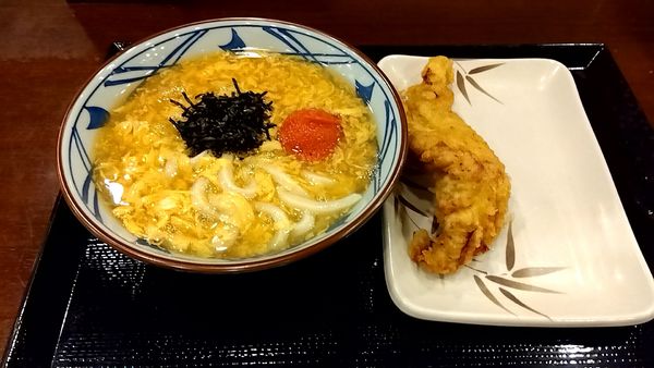 「明太子あんかけうどん」@丸亀製麺 八王子みなみ野駅前店の写真