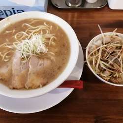 濃厚海老そば(ふつう)＋ネギチャーシュー丼