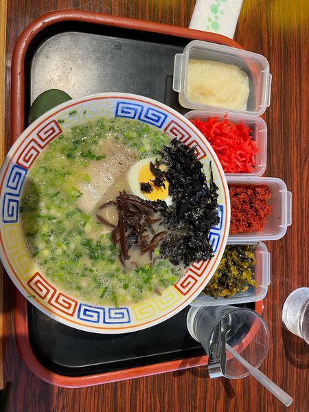 「ねぎらーめん(豚骨)」@ラーメン酒場 田島屋の写真