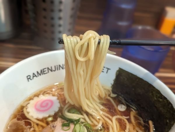 「醤油ラーメン」@ラーメン人生 JET 福島本店の写真