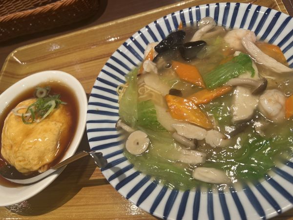 「からしそばBセット（1375円）」@ハマムラ  イオンモールKYOTO店の写真