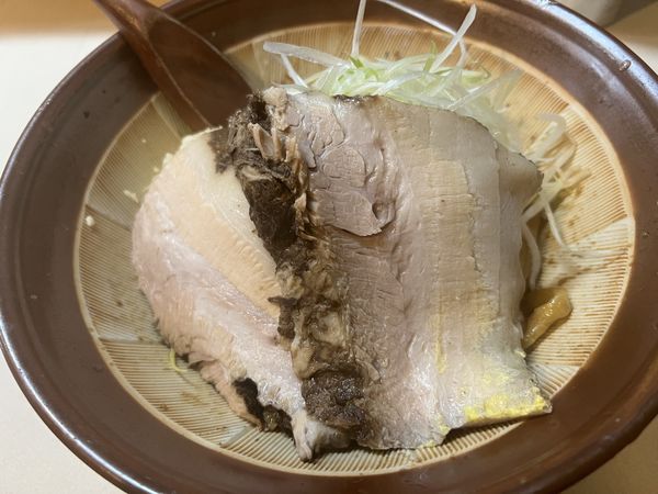 「汁なし＋肉中量（740＋180円）」@極太清流らーめんの写真