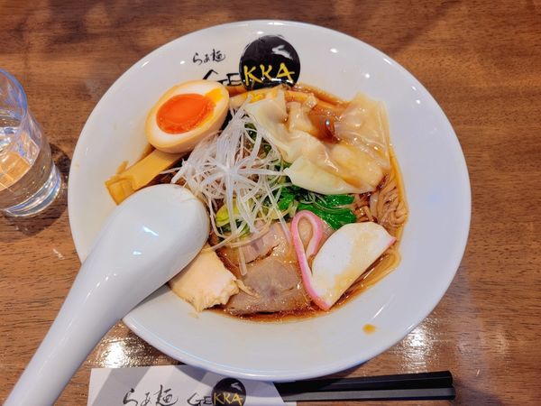 「GEKKAしょうゆらぁ麺」@らぁ麺 GEKKAの写真
