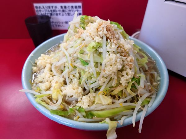 「男盛り  ニンニクマシマシ  カラメ」@ラーメン二郎 京急川崎店の写真