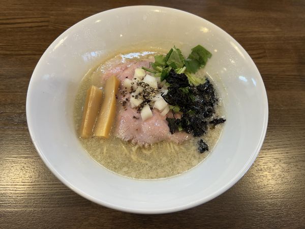 「カキ出汁の濃密潮そば」@㐂九八～エキチカ～の写真