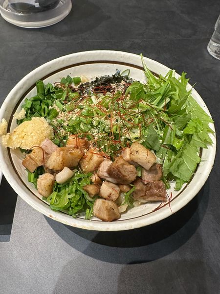 「塩まぜそば」@麺屋 はるか 秋葉原店の写真