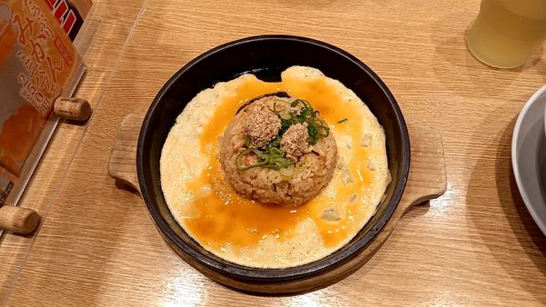 「鉄板玉子チャーハン」@丸源ラーメン 出雲店の写真