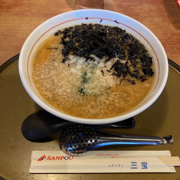 「こってり磯海苔らーめん」@中華麺食房 三宝亭 八橋店の写真