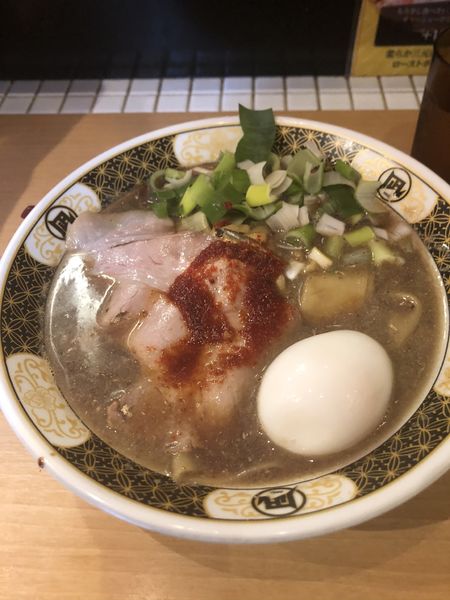 「すごい煮干ラーメン」@すごい煮干ラーメン凪 新宿ゴールデン街店 別館の写真