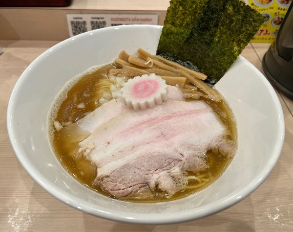 「煮干し中華そば」@中華そば カゼノウタの写真