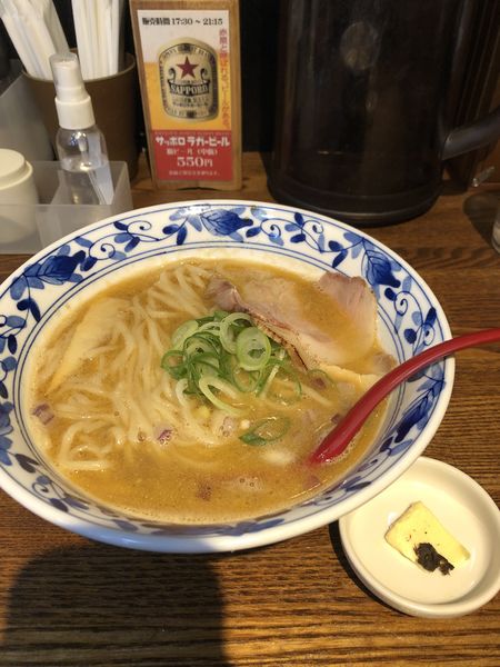 「【限定】伊勢海老と貝のらぁ麺1100円」@貝出汁らぁ麺 虎武の写真