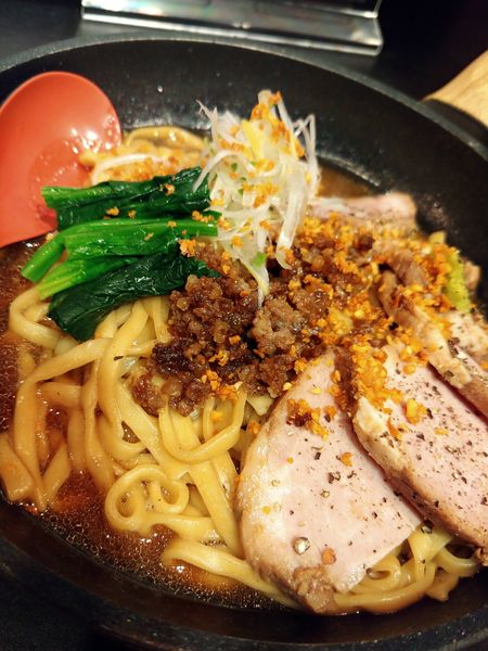 「チャーシュー増し牛脂そば」@房総式ラーメン JINRIKISENの写真